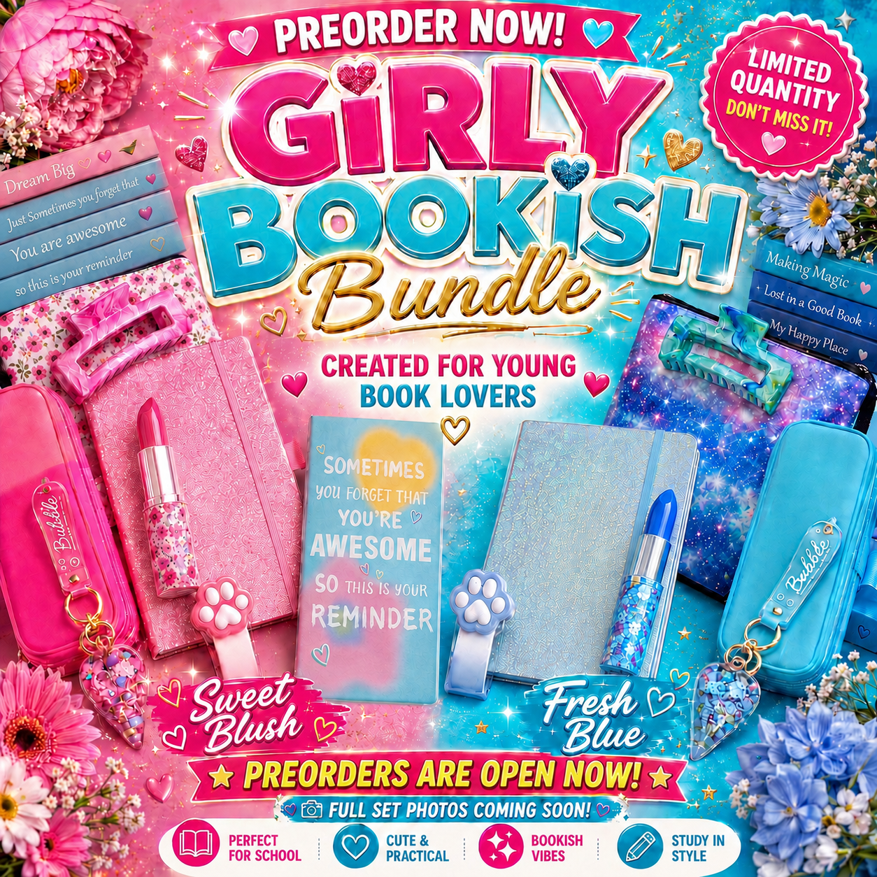 Girly Bookish Bundle 🎀