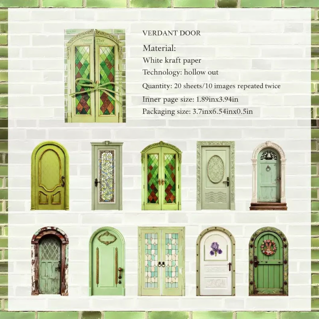 Vintage Door Sticker Set 🚪