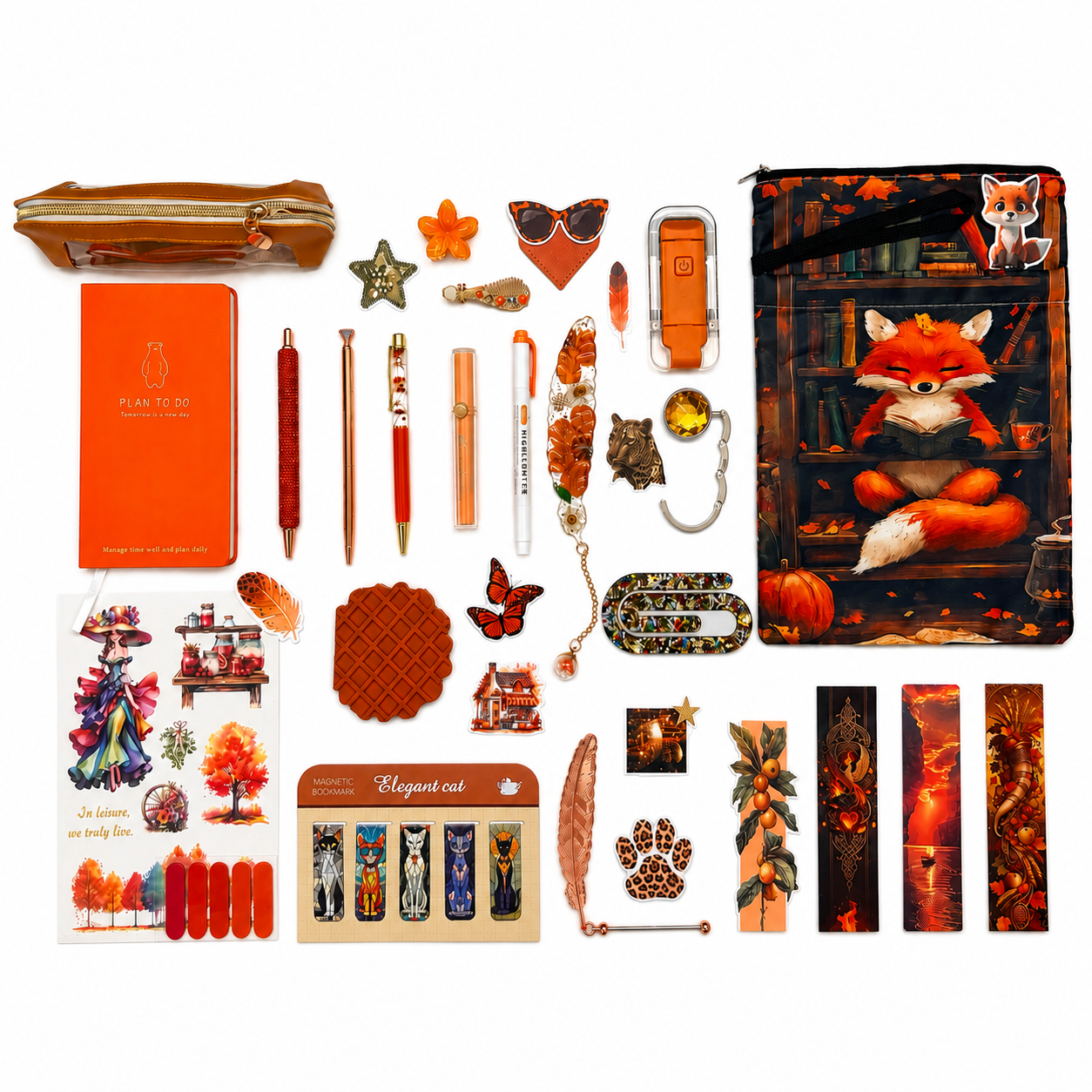 Orange Glow Bookish Bundle🧡