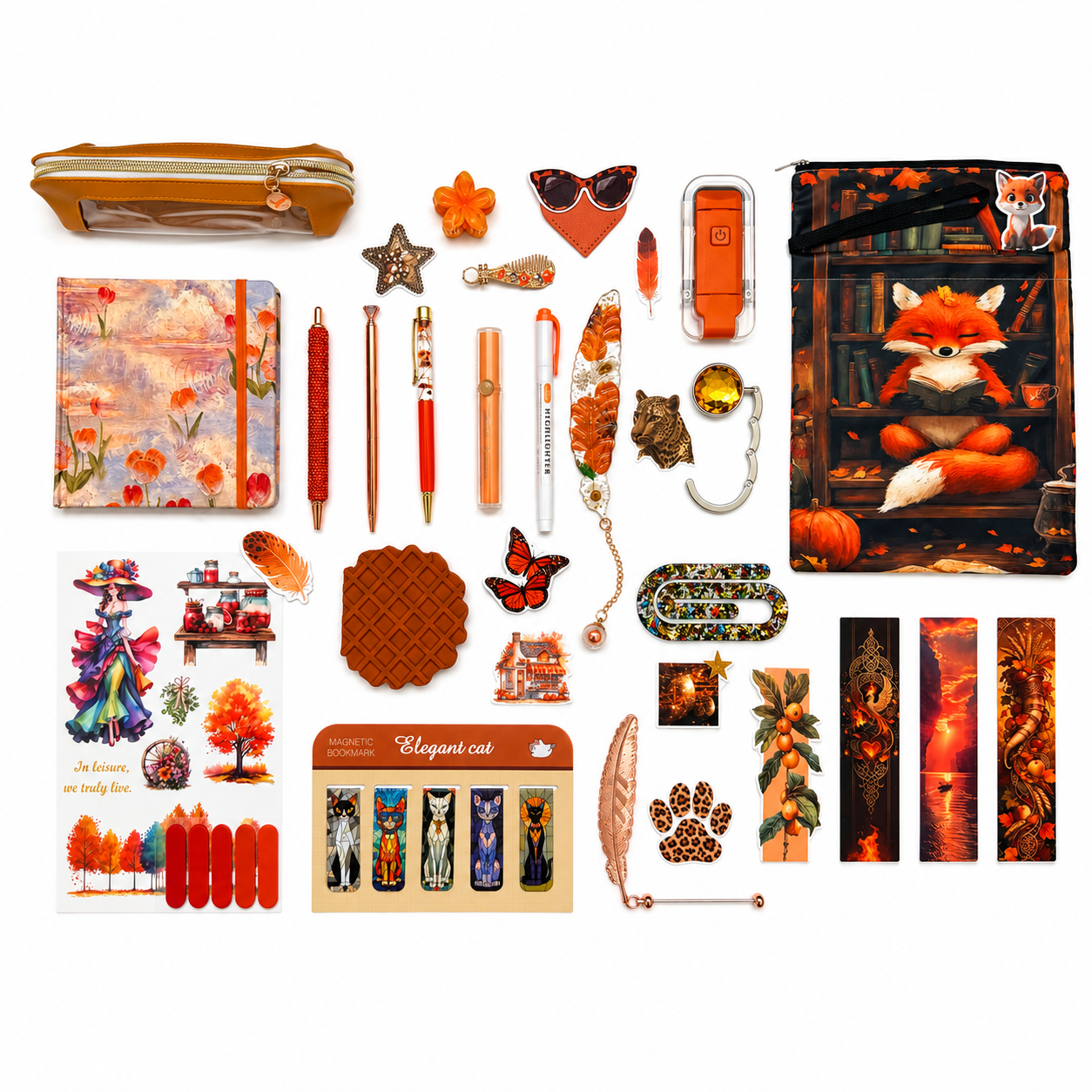 Orange Glow Bookish Bundle🧡