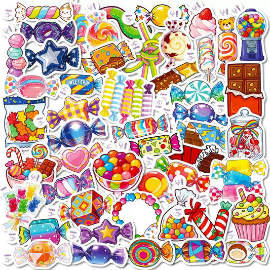 Candy Aesthetic Sticker Pack - 50 pcs