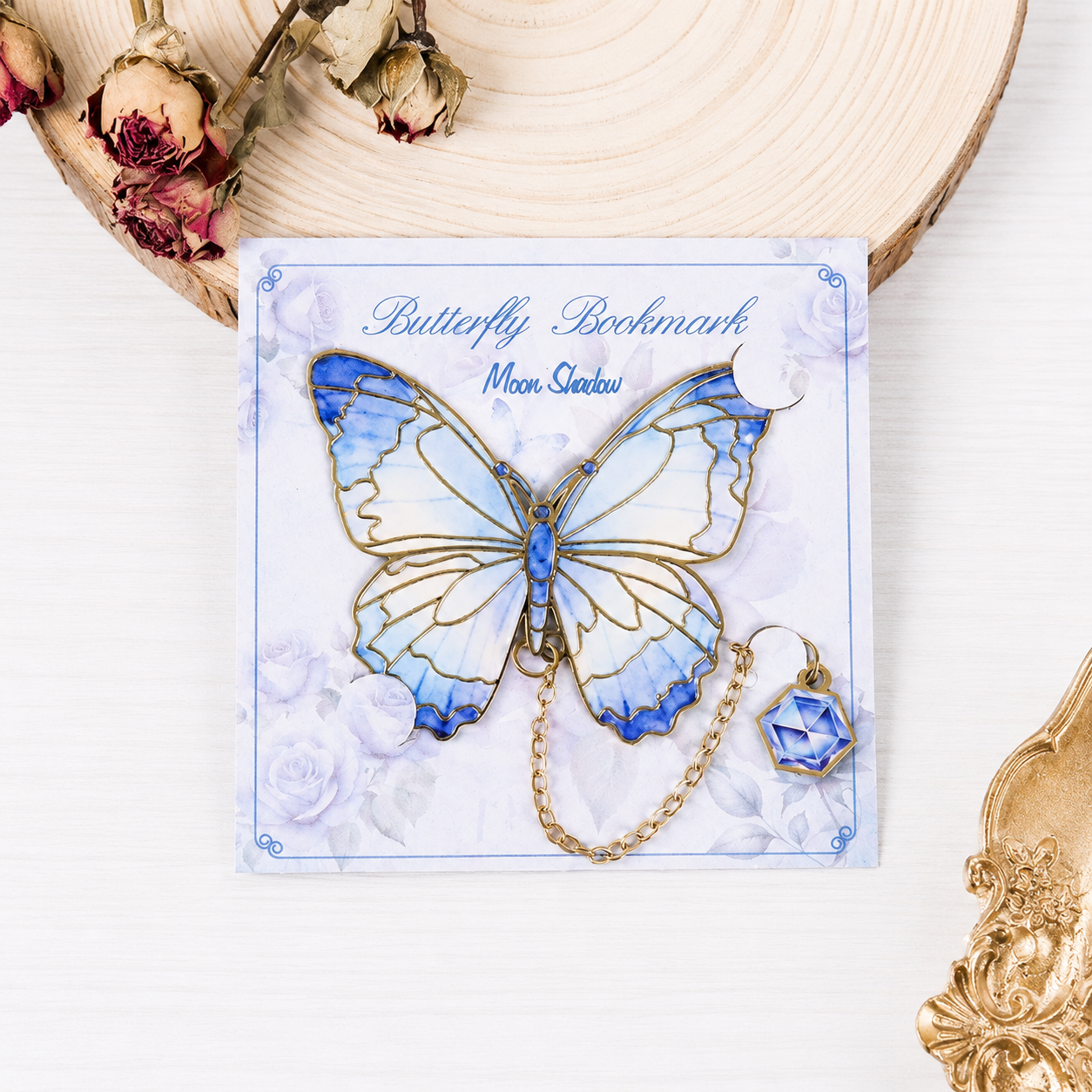 Metal Butterfly Dreams Bookmark 🦋