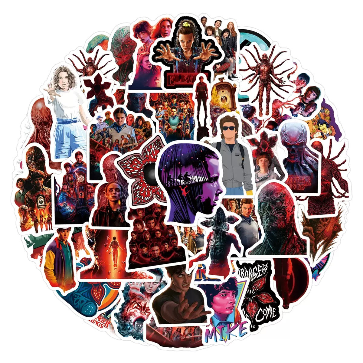 Stranger Things Sticker Pack - 60 pcs