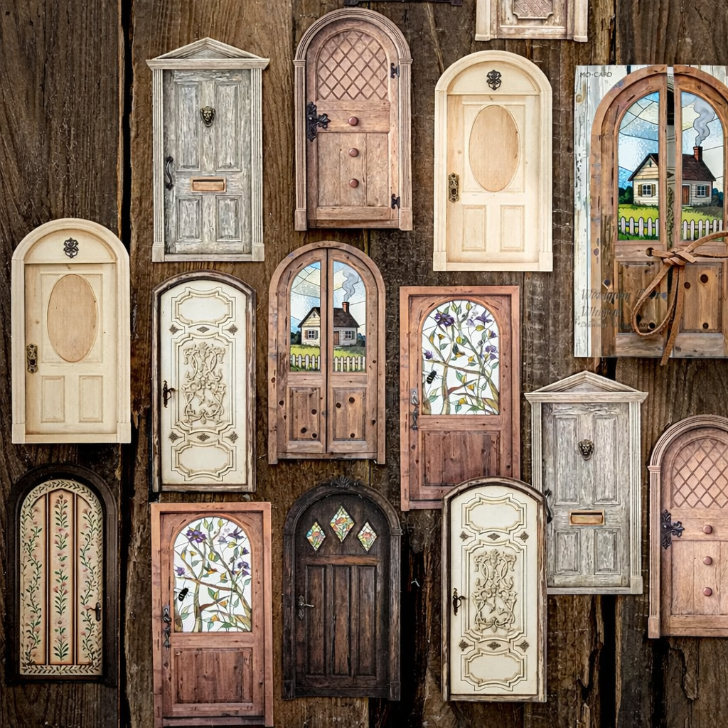 Vintage Door Sticker Set 🚪