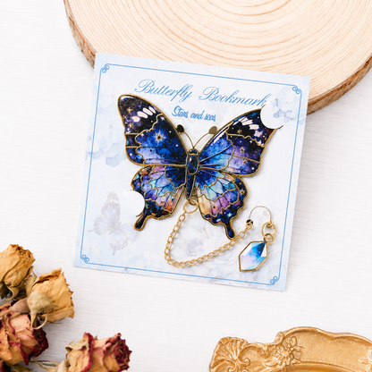 Metal Butterfly Dreams Bookmark 🦋