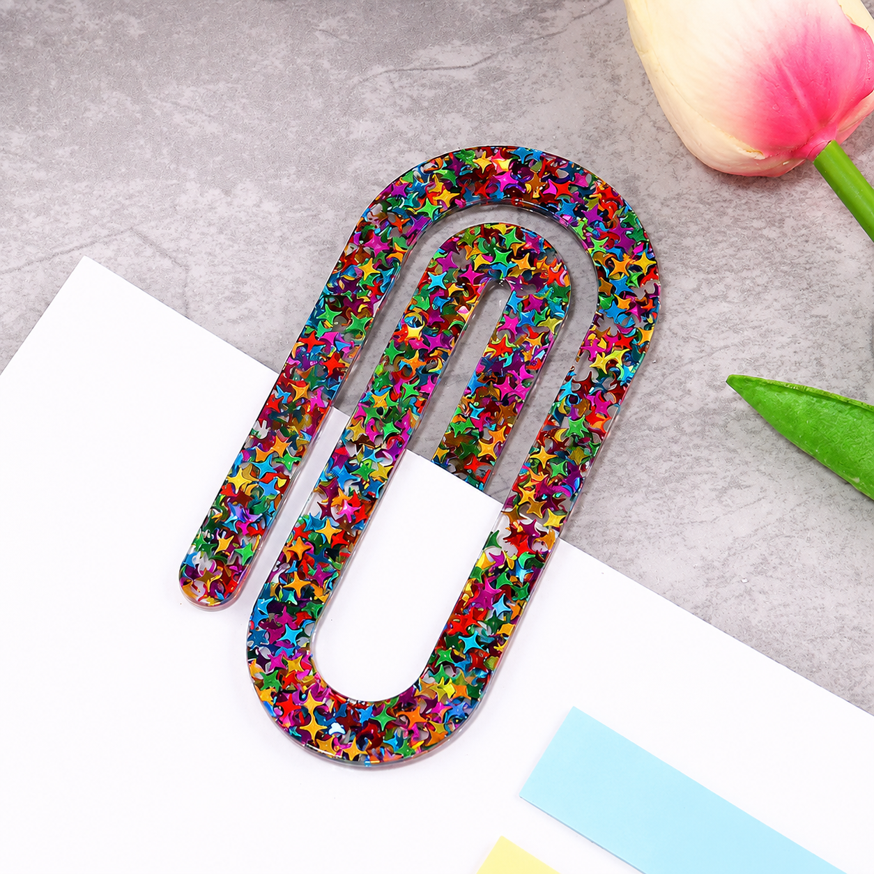 Aesthetic Acrylic Clip Bookmark