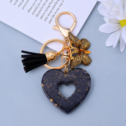 Butterfly Heart Keychain