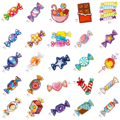 Candy Aesthetic Sticker Pack - 50 pcs