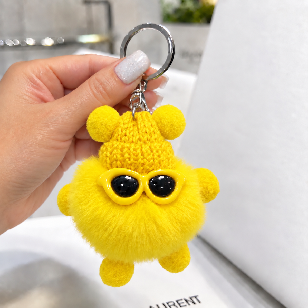 Fluffy Buddy Keychain