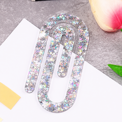 Aesthetic Acrylic Clip Bookmark