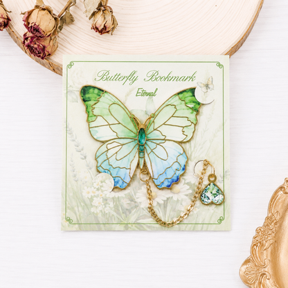 Metal Butterfly Dreams Bookmark 🦋