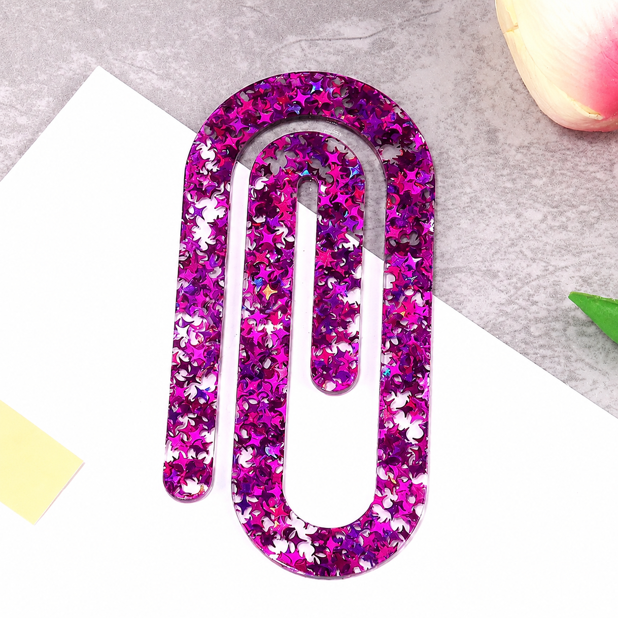 Aesthetic Acrylic Clip Bookmark