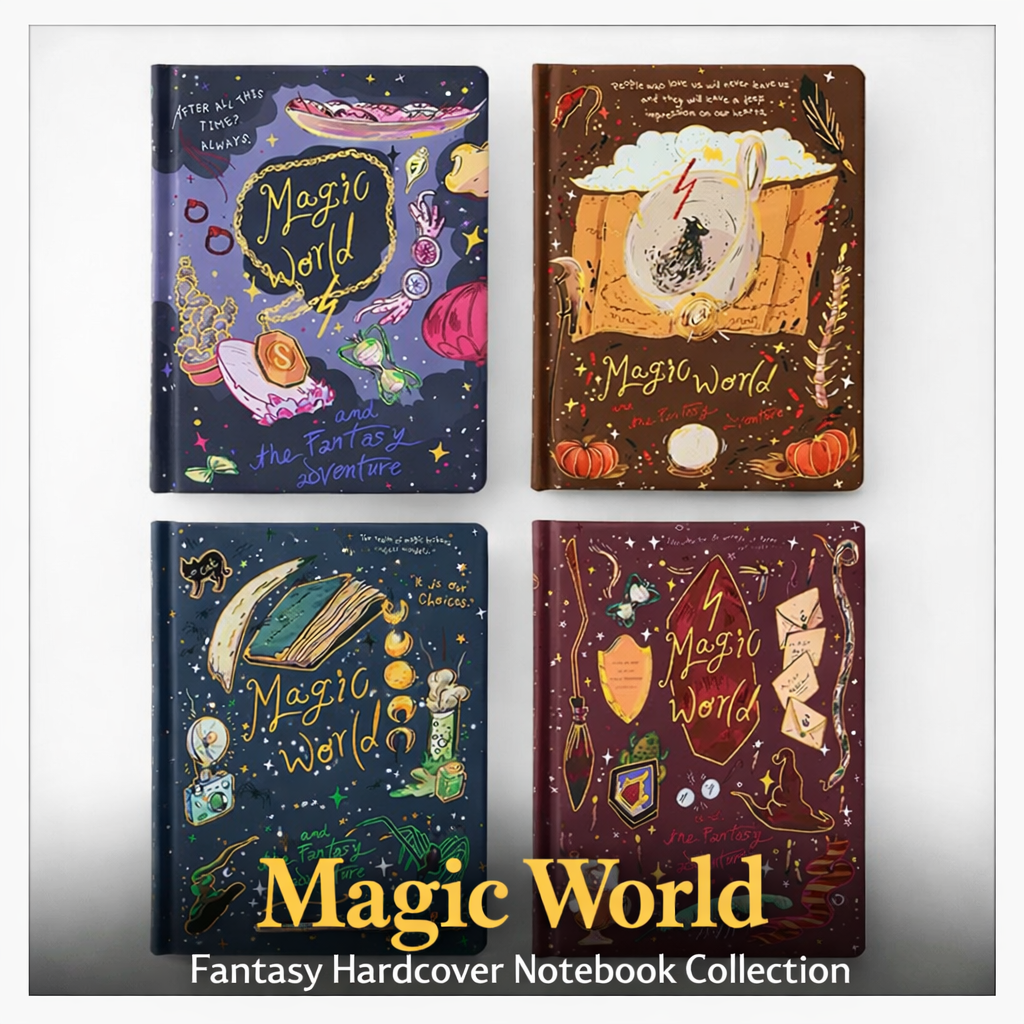 Magic World — Fantasy Hardcover Notebook