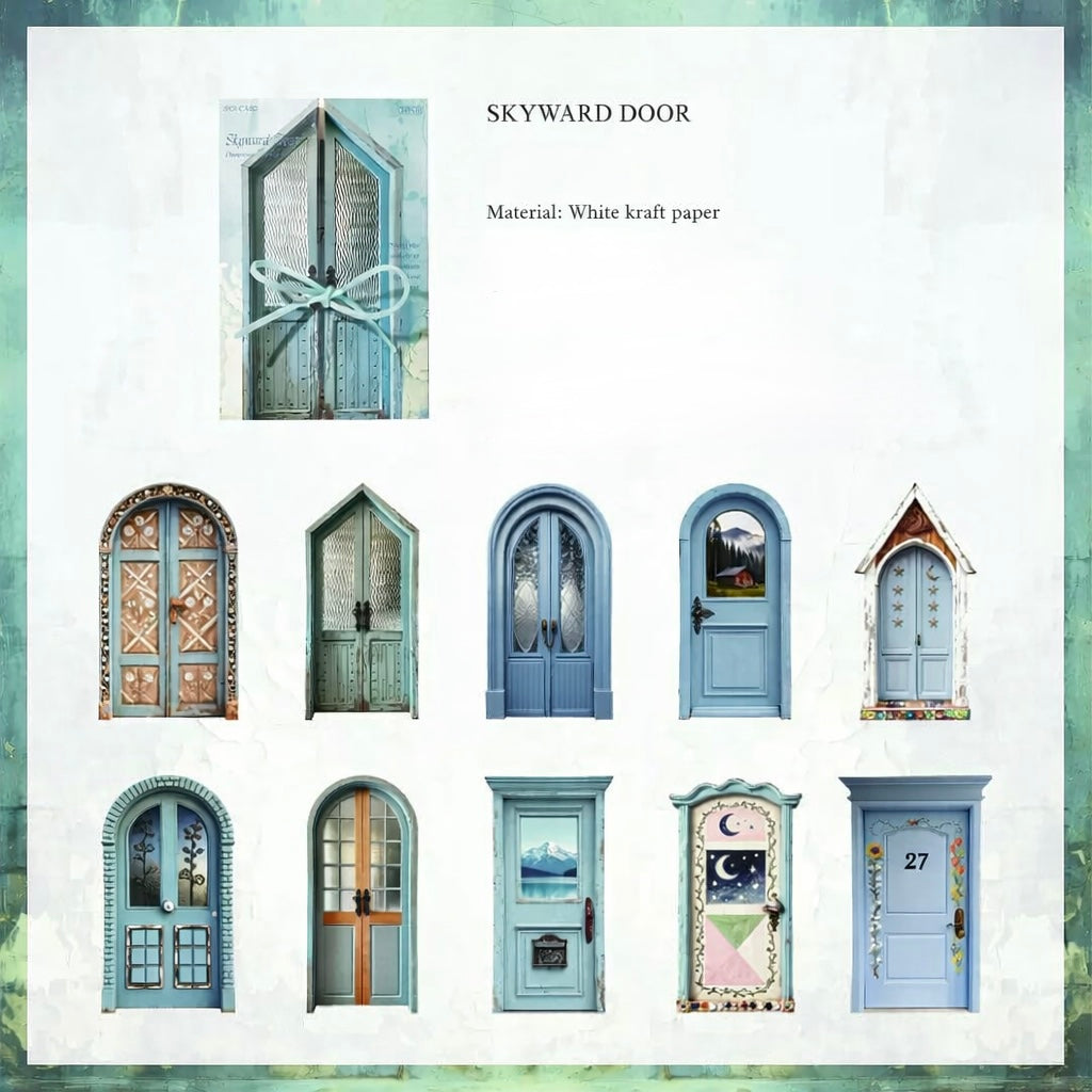 Vintage Door Sticker Set 🚪
