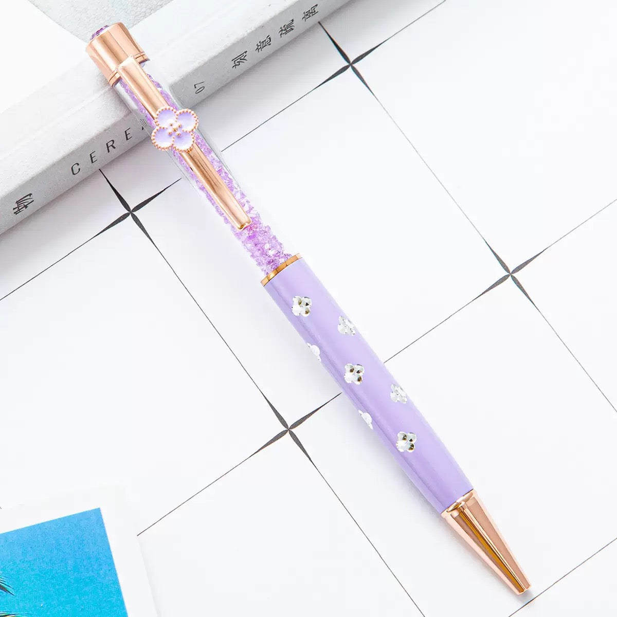 Flower Crystal Pens