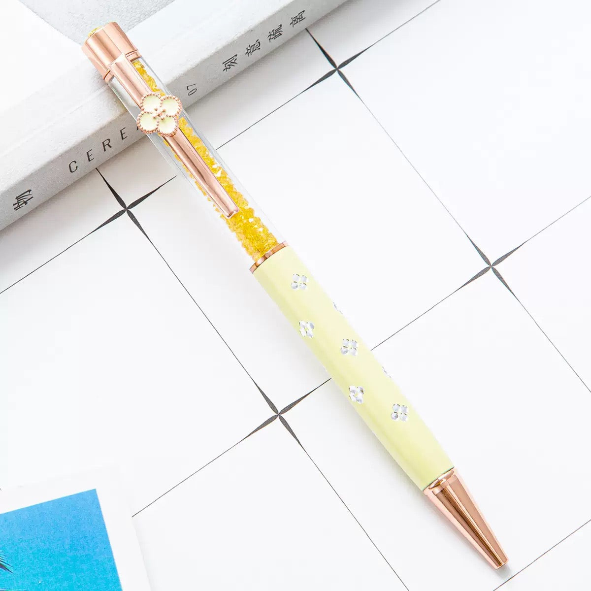 Flower Crystal Pens