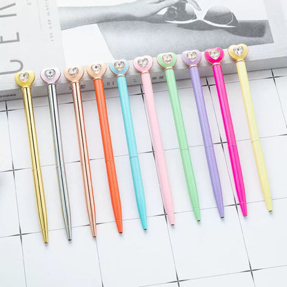 Crystal Heart Pens