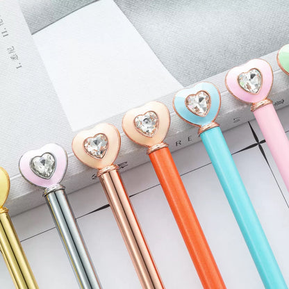 Crystal Heart Pens