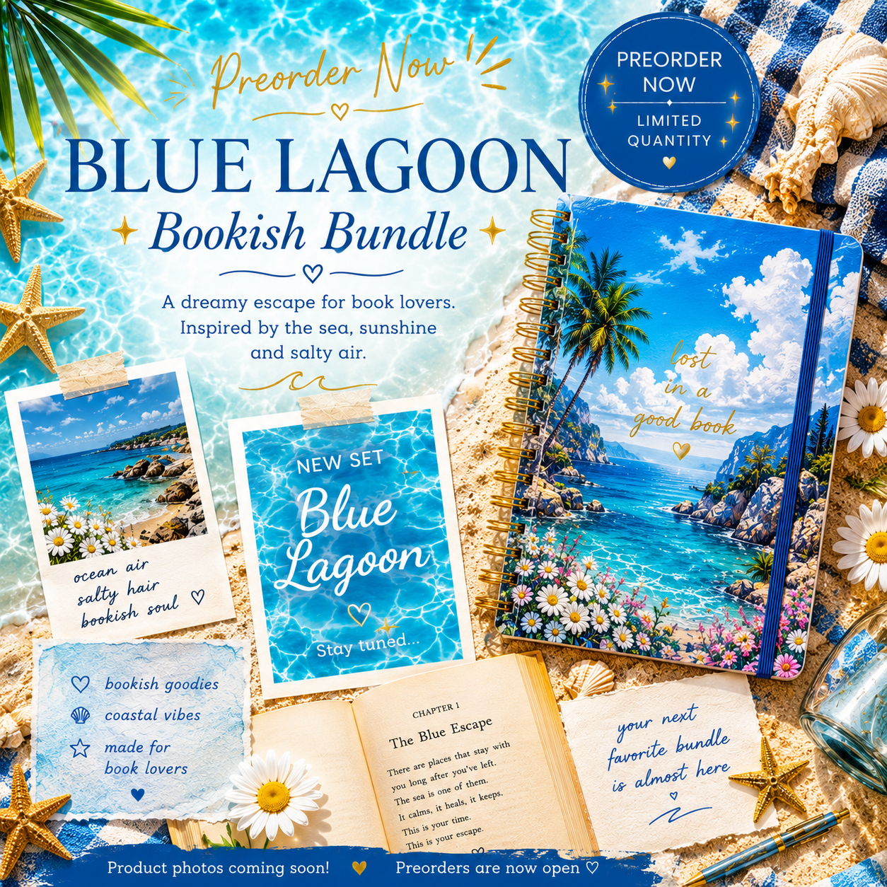 Bookish Bundle Blue Lagoon🌊Limited Summer Edition • Preorder Now