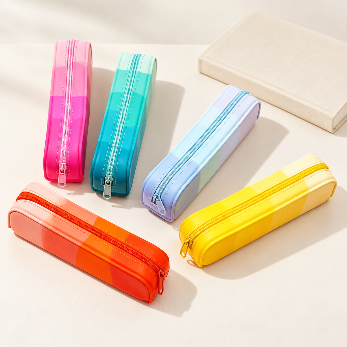 Color Pop Silicone Pencil Case