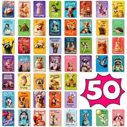 Party Vibes Card Set – 50 pcs