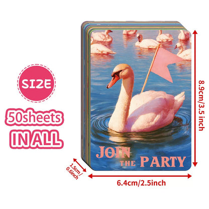 Party Vibes Card Set – 50 pcs