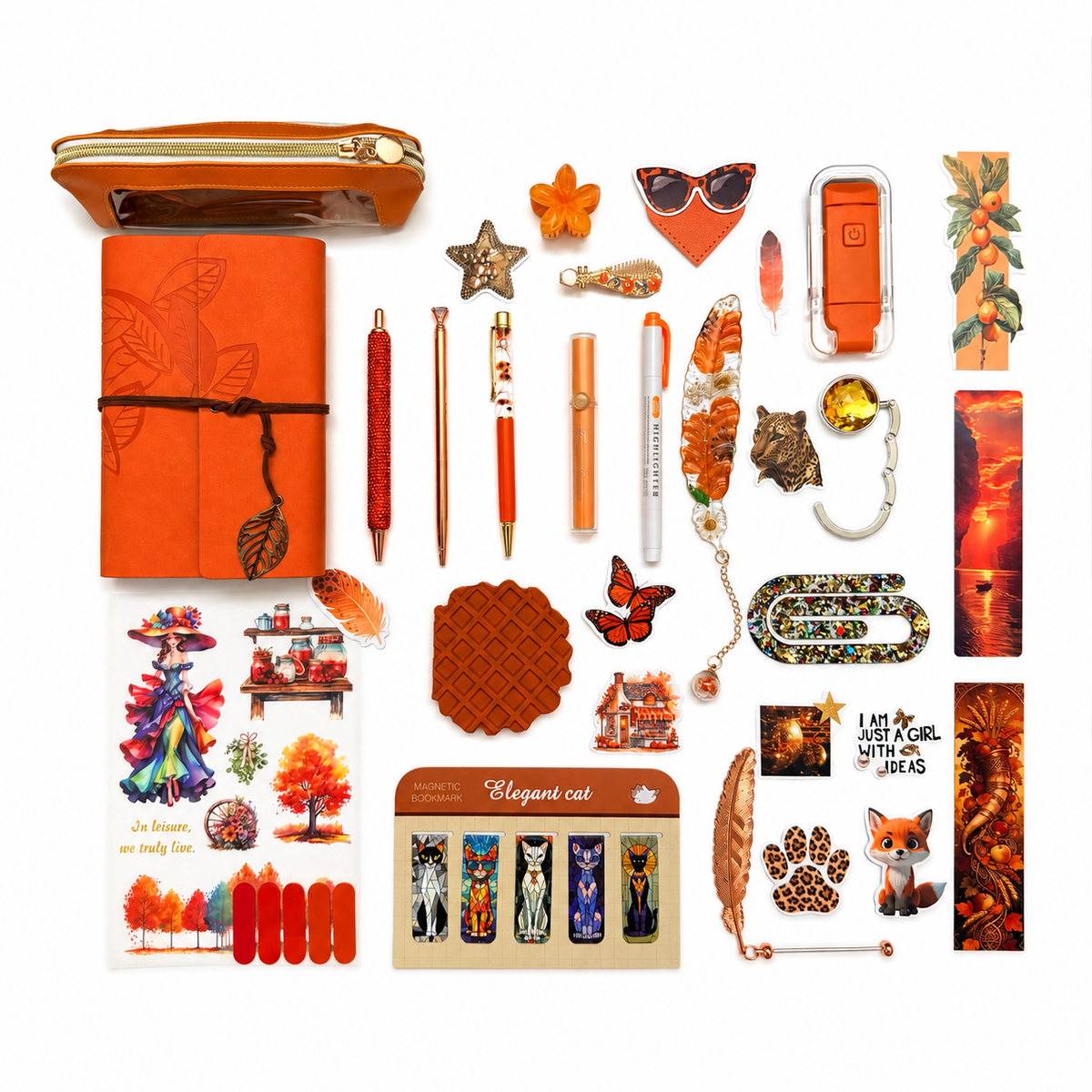 Orange Glow Bookish Bundle🧡