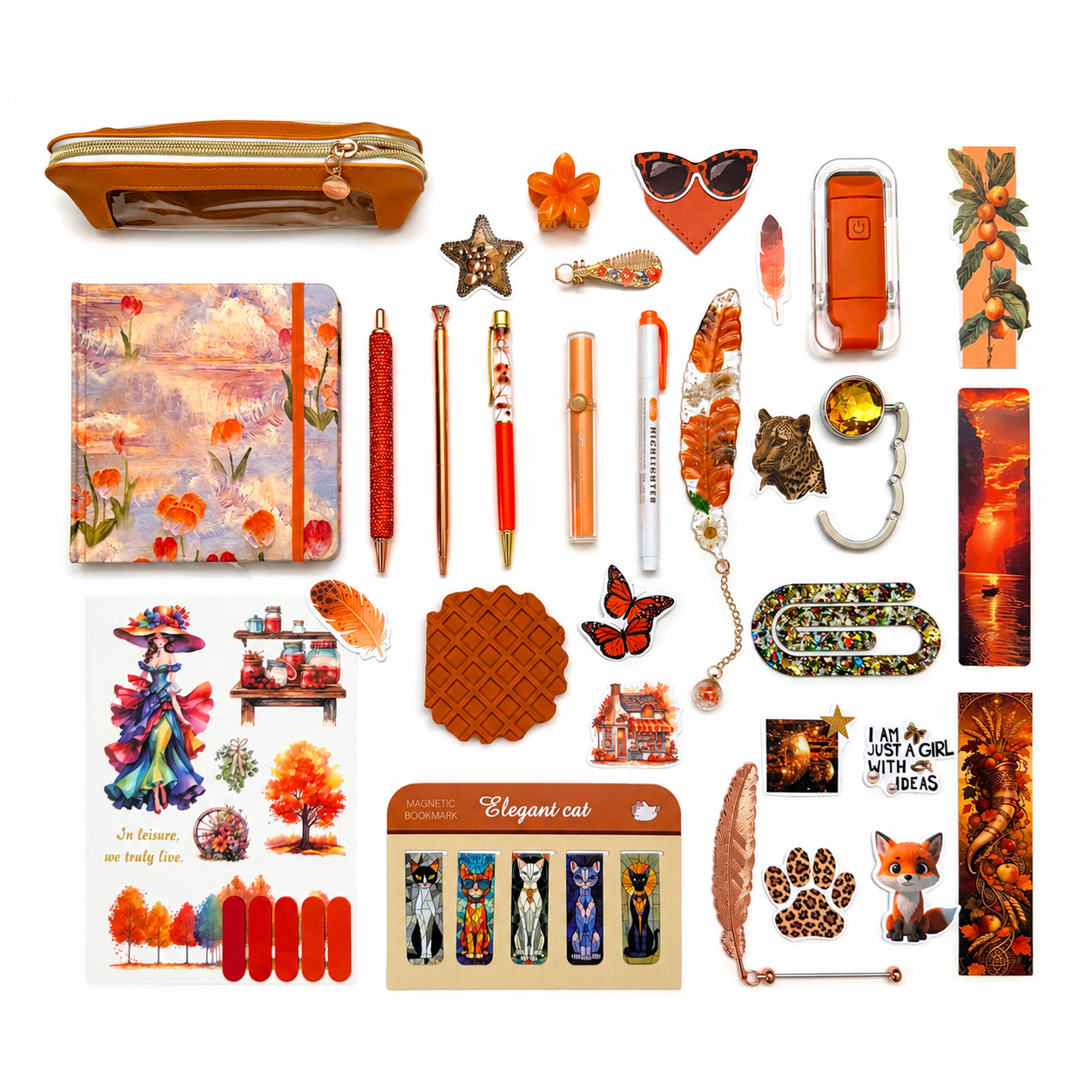 Orange Glow Bookish Bundle🧡