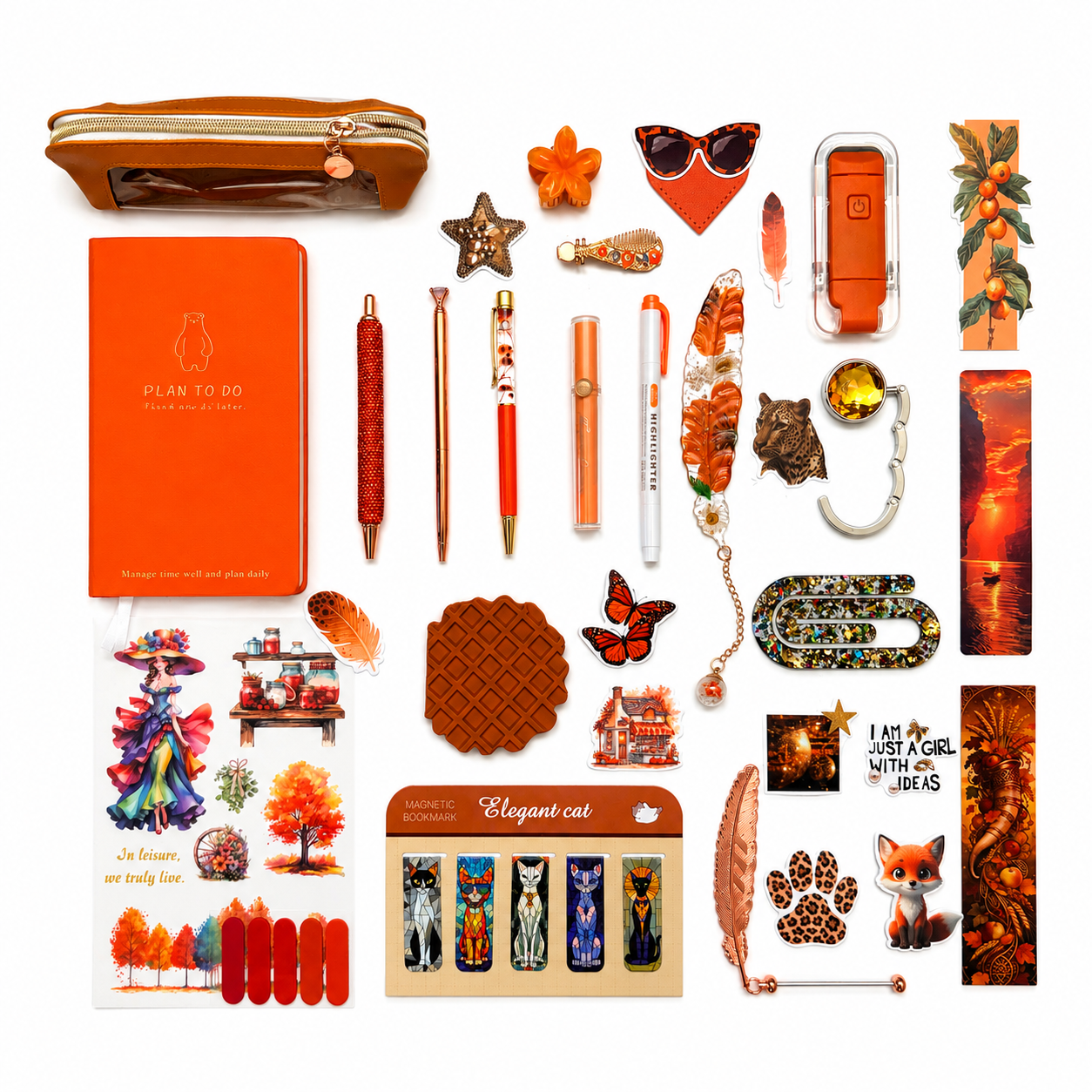 Orange Glow Bookish Bundle🧡