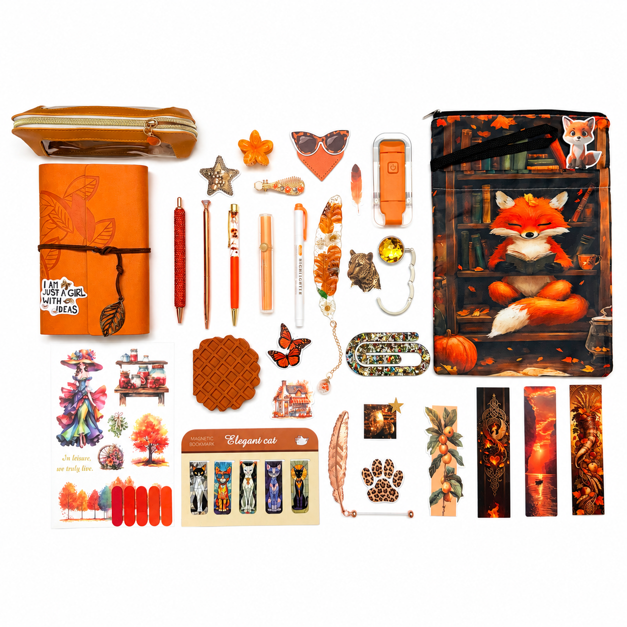Orange Glow Bookish Bundle🧡