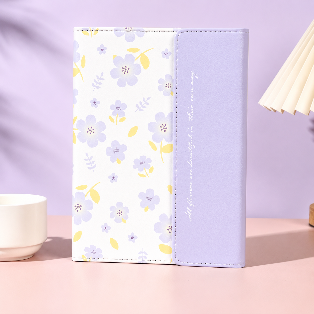 Floral A5 Magnetic Notebook