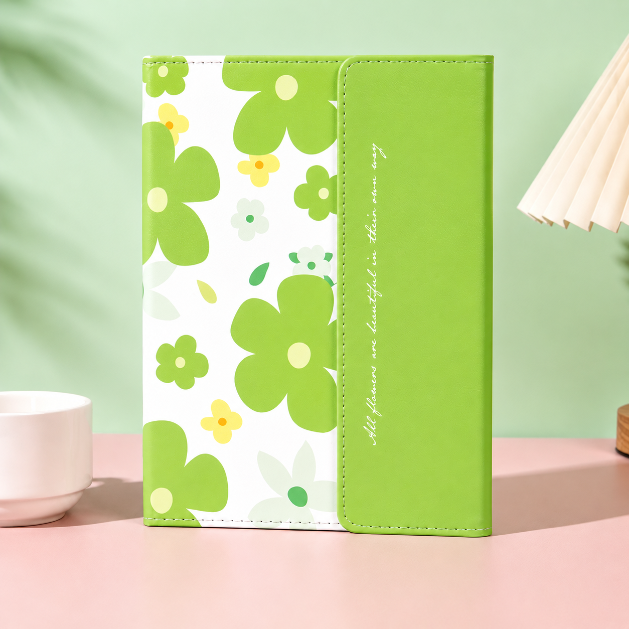 Floral A5 Magnetic Notebook
