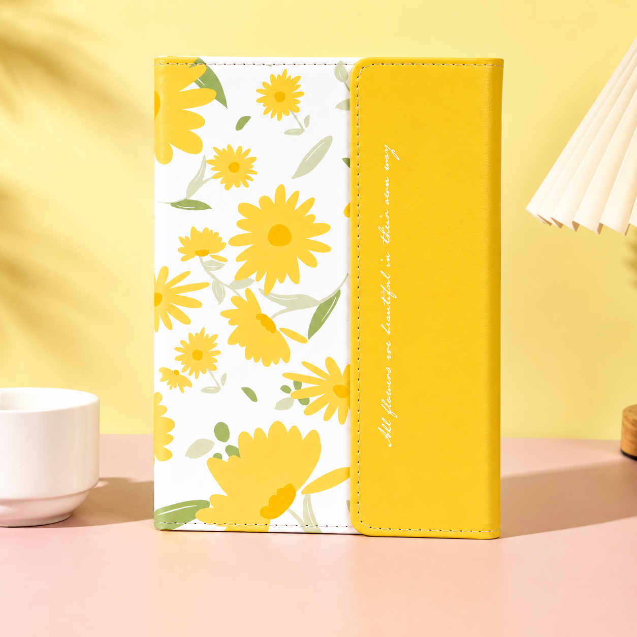 Floral A5 Magnetic Notebook