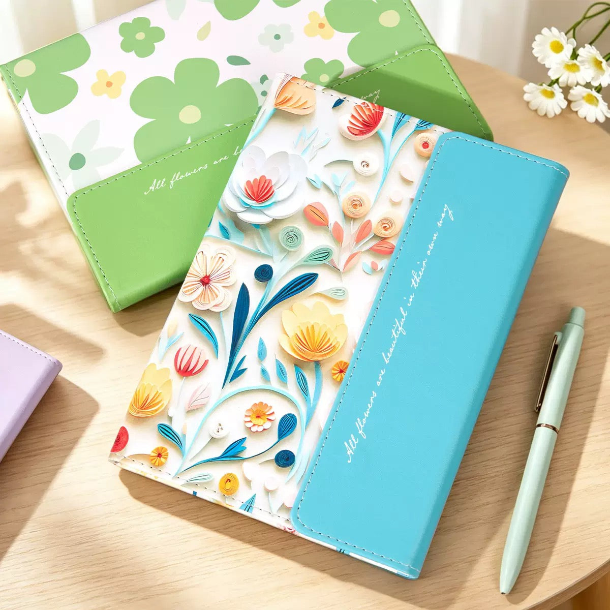Floral A5 Magnetic Notebook