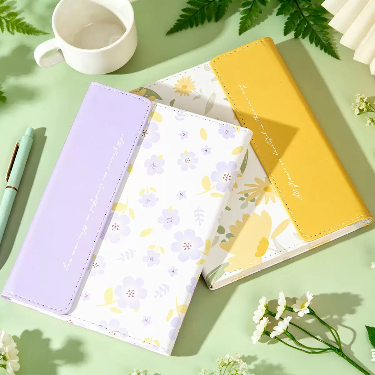 Floral A5 Magnetic Notebook