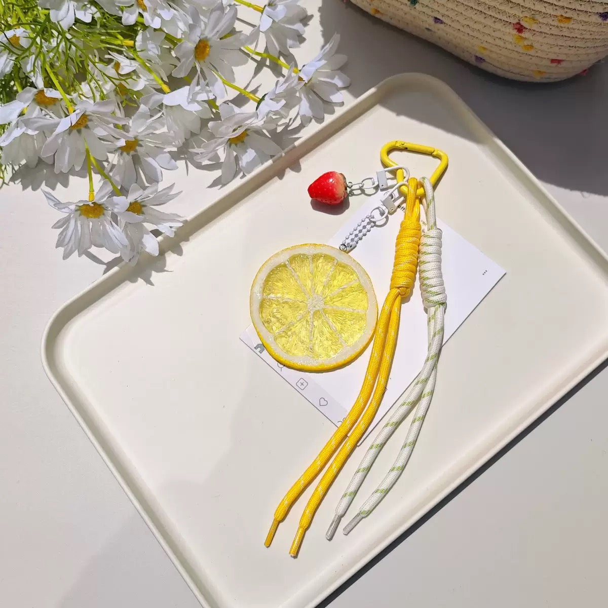 Citrus Charm Keychain