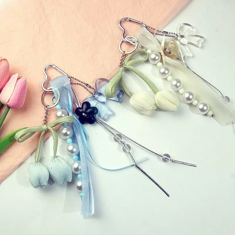 Sunny Tulip Keychain