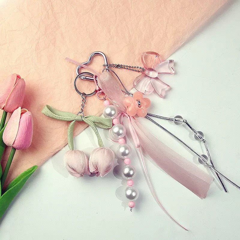 Sunny Tulip Keychain