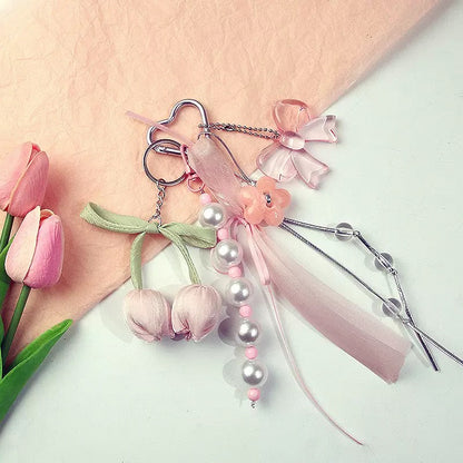 Sunny Tulip Keychain