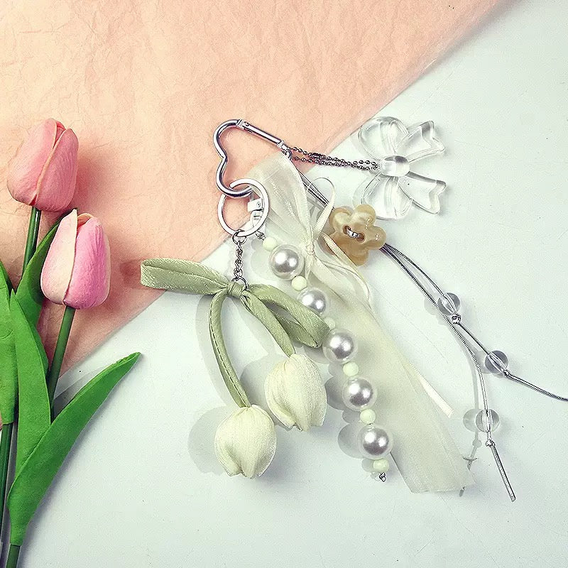 Sunny Tulip Keychain