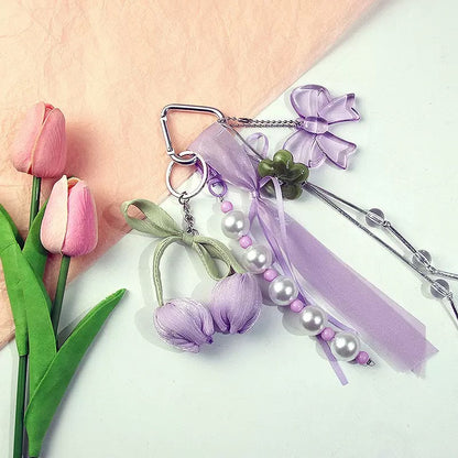 Sunny Tulip Keychain