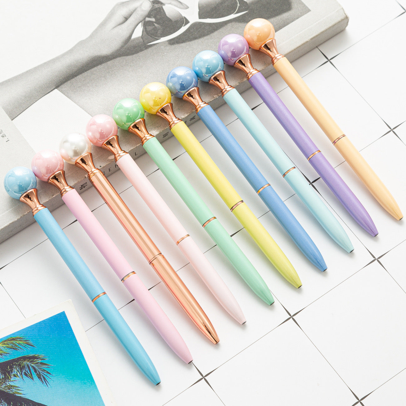 Pearl Charm Pens