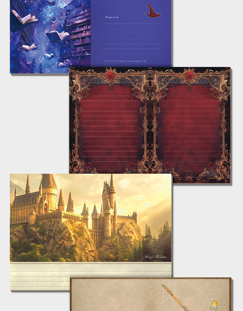 Magic World — Fantasy Hardcover Notebook